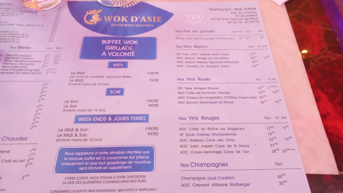 Menu Wok D'asie-1